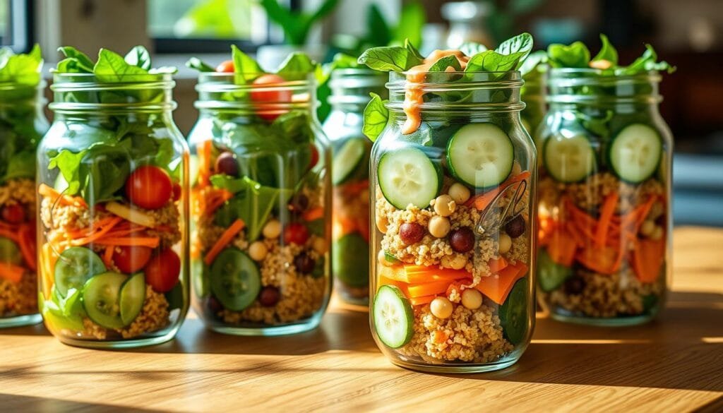 mason jar salads